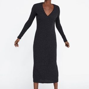 Zara knit midi dress